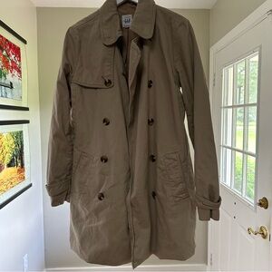 Gap Tan Trench Coat- xs
